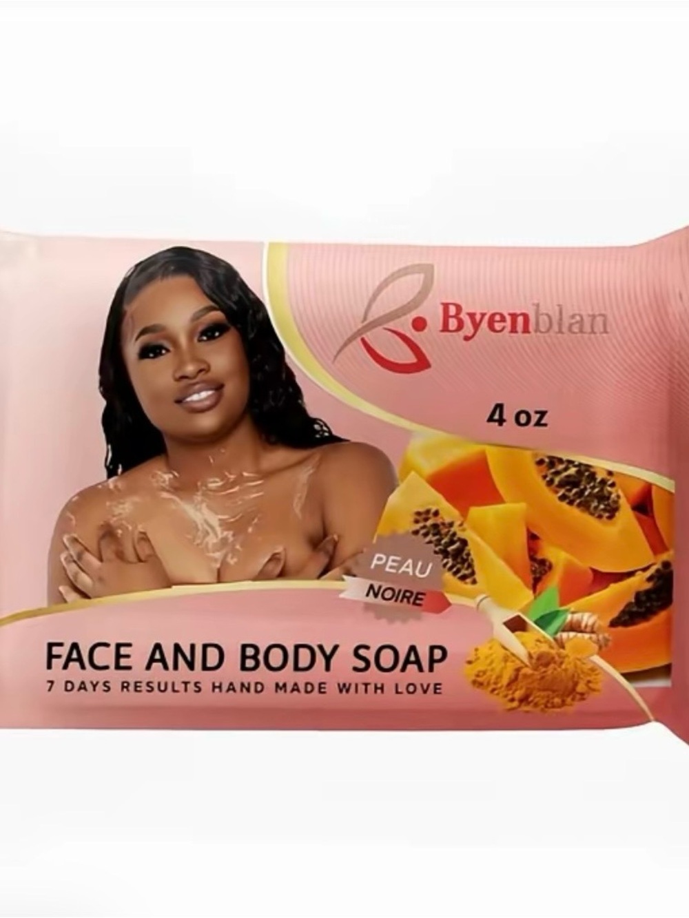 Byennwa. Papaya Face and Body Soap 7oz